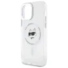 Karl Lagerfeld IML Metal Choupette Fej MagSafe iPhone 12 tok - fehér thumbnail