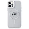 Karl Lagerfeld IML Metal Choupette Fej MagSafe iPhone 12 tok - fehér thumbnail