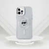 Karl Lagerfeld IML Metal Choupette Fej MagSafe iPhone 12 tok - fehér thumbnail