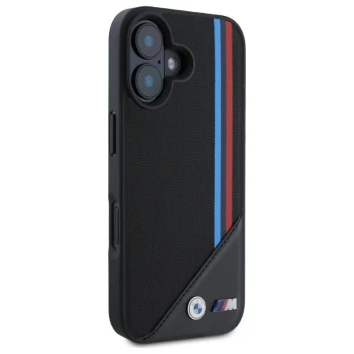  iPhone 16 Fekete BMW M Meshed Tricolor Stripes MagSafe tok - 4