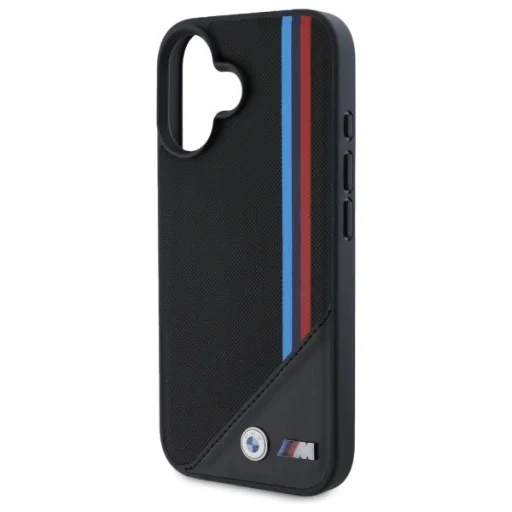  iPhone 16 Fekete BMW M Meshed Tricolor Stripes MagSafe tok - 6