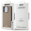  iPhone 15 Pro bézs DKNY Grained Metal Logo MagSafe tok thumbnail