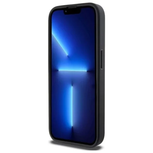  iPhone 15 Pro bézs DKNY Grained Metal Logo MagSafe tok - 5