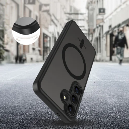 Tech-protect Magcam Magsafe Galaxy S25 Matte Black tok - 5