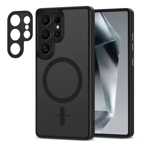 Samsung Galaxy S25 Ultra Tech-protect Magcam Magsafe matt fekete tok - 2