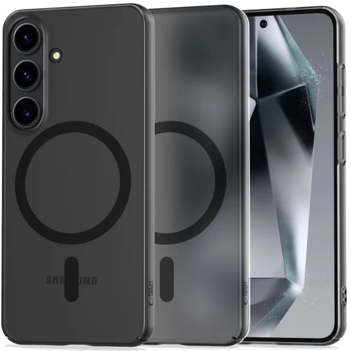 Tech-protect Magslim Magsafe Galaxy S25 Matte/fekete tok - 1