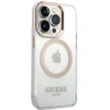 Guess Metal Outline Magsafe iPhone 15 / 14 / 13 – arany tok - 4
