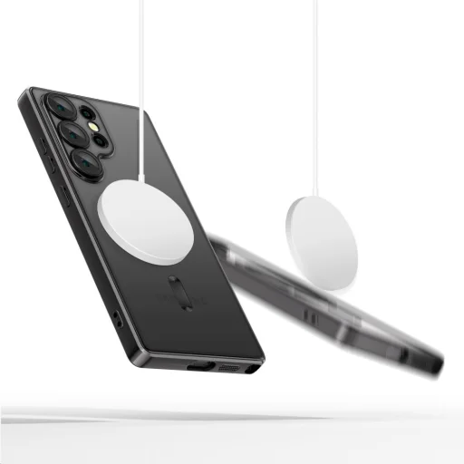 Tech-protect Magflex Magsafe Galaxy S25 Ultra Fényes Fekete tok - 2