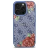  iPhone 16 Pro kék Guess 4G Flowers Print MagSafe tok - 3