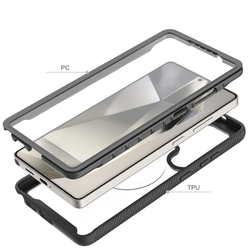 Tech-protect Defense Magsafe Galaxy S25 Ultra fekete tok - 4