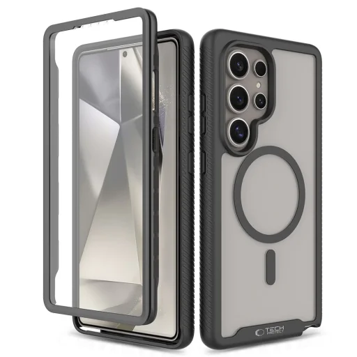 Tech-protect Defense Magsafe Galaxy S25 Ultra fekete tok - 1