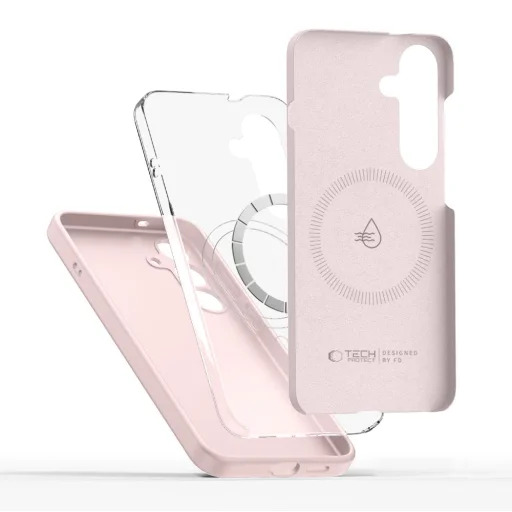 Tech-protect Liquid Silicone Magsafe Galaxy S25 Pink Pearl tok - 2