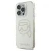  iPhone 16 Pro KLHCP16LHKHDCELT (IML Rhinestones K Head) Karl Lagerfeld tok átlátszó tok thumbnail