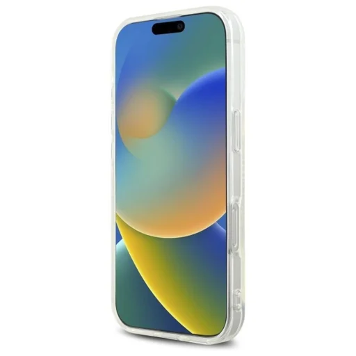  iPhone 16 Pro KLHCP16LHKHDCELT (IML Rhinestones K Head) Karl Lagerfeld tok átlátszó tok - 3