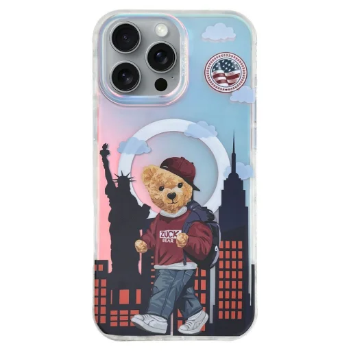ZUCK BEAR tok DARNELL MATT LASER kompatibilis MagSafe-el IPHONE 16 Pro new york, - 1