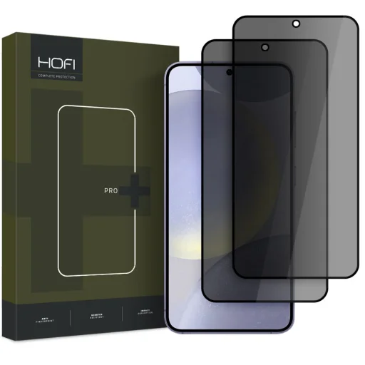 Hofi Anti Spy Glass Pro+ 2-pack Galaxy S25 Plus adatvédelmi üvegfólia - 1