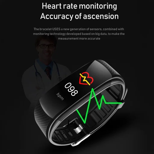 Blavec Smartband SB01 Active (SB01-B) fekete - 10