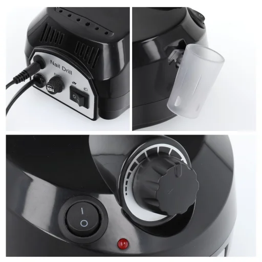 Professzionális Manikűrgép Körömcsiszoló MJ120 fekete - 2