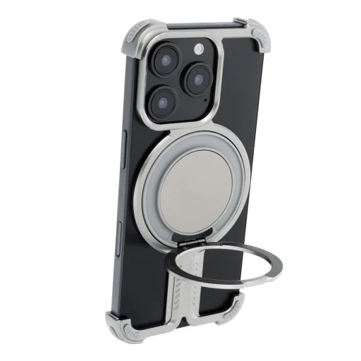 TITANIUM Bracket tok iPhone 16 Plus ezüst - 4