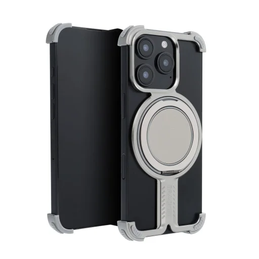 TITANIUM Bracket tok iPhone 16 Plus ezüst - 1