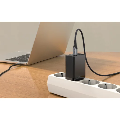 1-portos USB-C Fali Töltő (30W) Fekete - 3