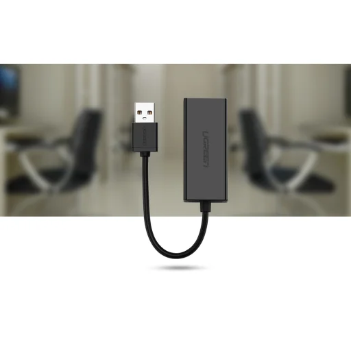 UGREEN CR110 USB-RJ45 hálózati adapter (fekete) - 6