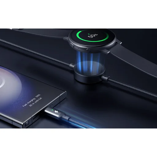 Mcdodo CA-4170 2 az 1-ben USB-C kábel + Samsung Watch vezeték nélküli töltő, 60W, 1.5m - 9