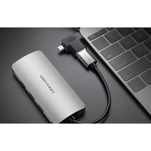 OTG USB 3.0-ról USB-C és Micro USB adapter Vention CDIB0 - 5
