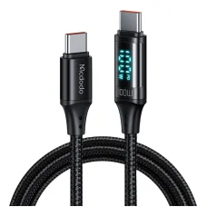 Mcdodo CA-1100 USB-C - USB-C kábel, 100W, 1,2m (fekete)