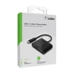 Belkin USB-C-ről VGA-ra + Töltő Adapter (60W PD) - Fekete - 3