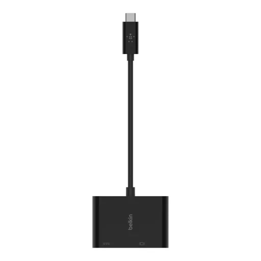 Belkin USB-C-ről VGA-ra + Töltő Adapter (60W PD) - Fekete - 6