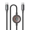 Mcdodo CA-2580 2-az-1-ben USB-C kábel + Apple Watch töltő, 60W, 1,5m thumbnail