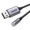 UGREEN CM477 Audió adapter, USB 3,5 mm-es mini jack 3,5 mm-es AUX csatlakozó (szürke) thumbnail