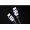 Ugreen US316 USB-C - USB-C kábel, 100W, 5A 0,5m (fekete) thumbnail