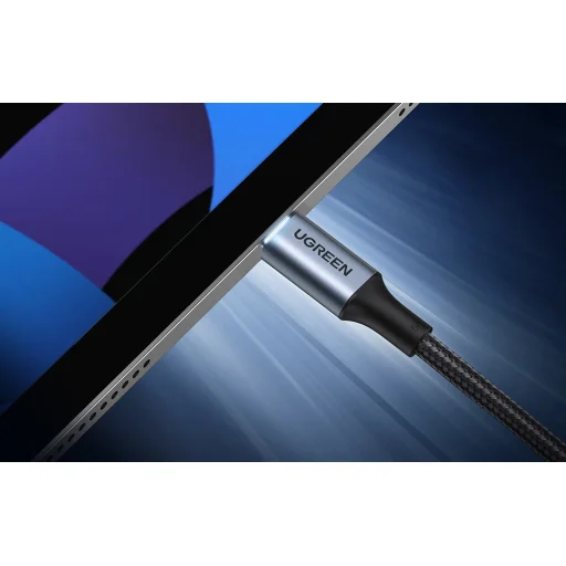 Ugreen US316 USB-C - USB-C kábel, 100W, 5A 0,5m (fekete) - 3
