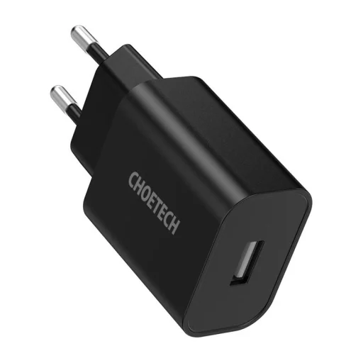 Fali töltő Choetech Q5002 12W USB-A (fekete) - 2