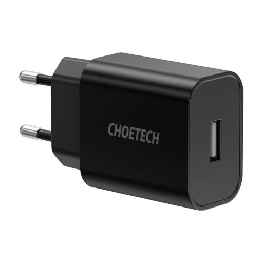 Fali töltő Choetech Q5002 12W USB-A (fekete) - 1