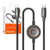 Mcdodo CA-5680 2 az 1-ben 36W USB-C Lightning és Apple Watch töltőkábel 1,5m thumbnail