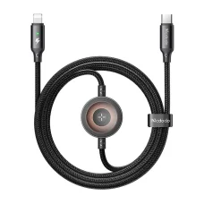 Mcdodo CA-5680 2 az 1-ben 36W USB-C Lightning és Apple Watch töltőkábel 1,5m