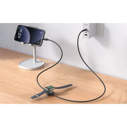 Mcdodo CA-5680 2 az 1-ben 36W USB-C Lightning és Apple Watch töltőkábel 1,5m - 8