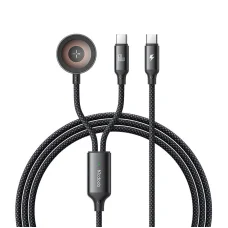 Mcdodo CA-2200 2 az 1-ben USB-C kábel + Apple Watch töltő, 60W, 1.2m