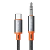 Mcdodo CA-900 USB-C 3.5 mm AUX mini jack kábel, 1.8m (fekete), thumbnail