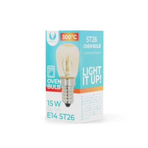 Žiarovka do rúry E14 ST26 15W 230V 60lm 300° Forever Light - 1