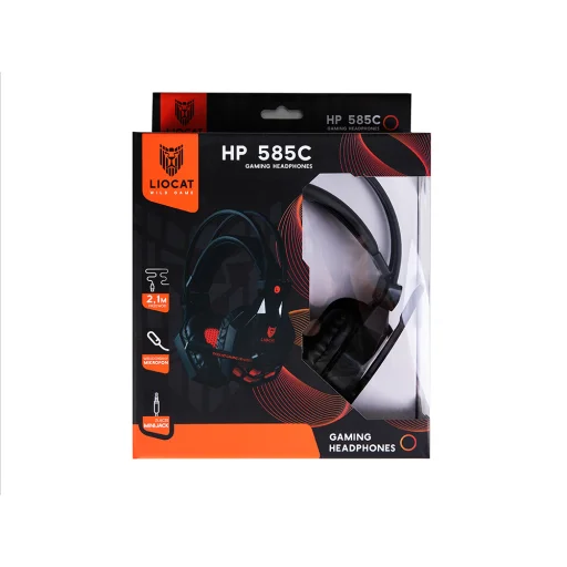 Liocat gaming fejhallgató 585C fekete - 2