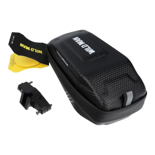 WILDMAN kerékpárra szerelhető táska nyeregalatti cipzárral E7S 0,8L fekete - 6