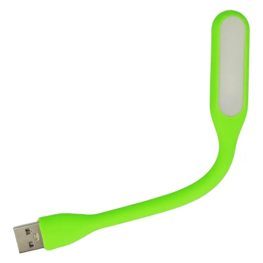 Mini LED Lámpa Szilikon USB Zöld - 3