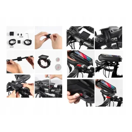 WILDMAN kormányra szerelhető utazótáska cipzárral X3 0,5L fekete - 2