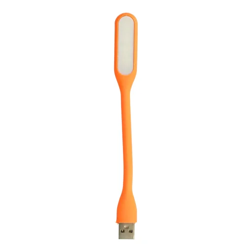 Mini LED Lámpa Szilikon USB Narancs - 1