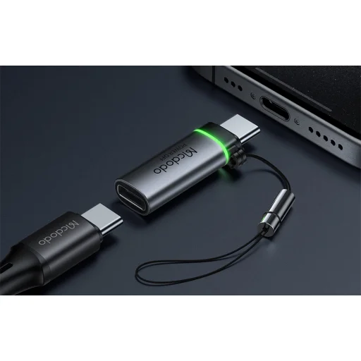 Mcdodo OT-2450 USB-C - USB-C automatikus kikapcsoló adapter - 9