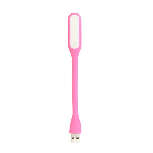 Mini LED Lámpa Szilikon USB Rózsaszín - 1